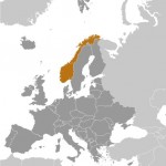 localização Noruega