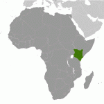 mapa Quênia